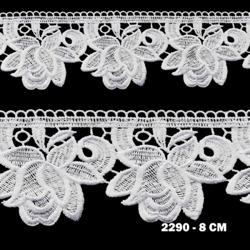 Gipiura numer 2290 8 cm biała