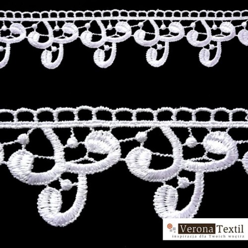 Gipiura numer 7 5 cm Biała