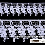 Gipiura motek 301885 20 cm biała