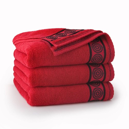 Ręcznik RONDO 70x140 czerwony