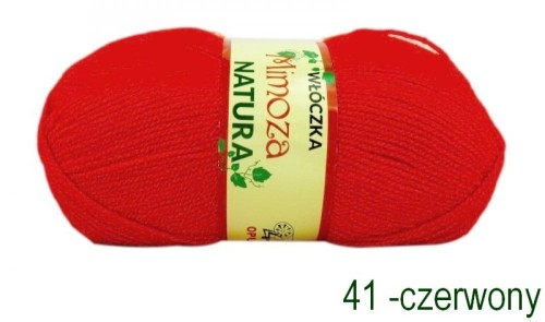 Włóczka MIMOZA 41 czerwień