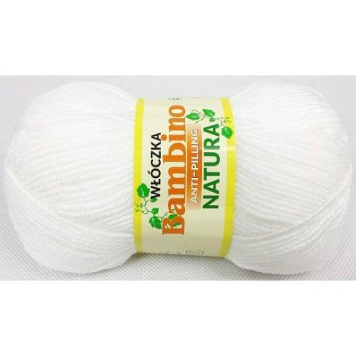 Włóczka BAMBINO  biała 150