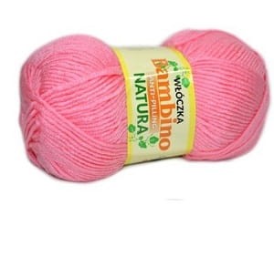 Włóczka BAMBINO  różowa 1803