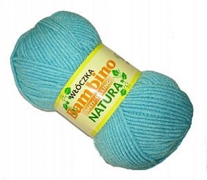 Włóczka BAMBINO  lazurowy 810