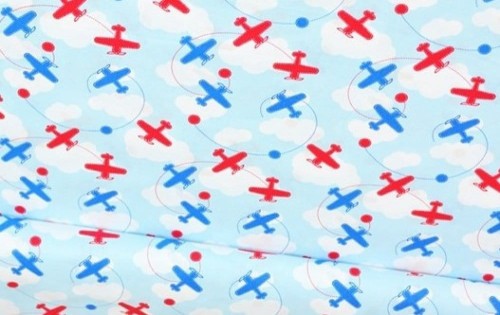 Bawełna Samolociki szer. 160 cm