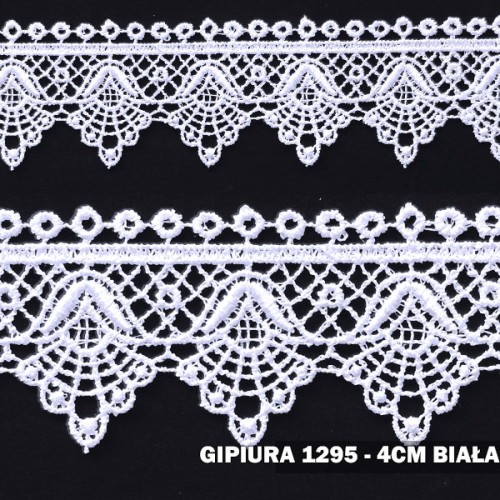 Gipiura 1295  4 cm biała