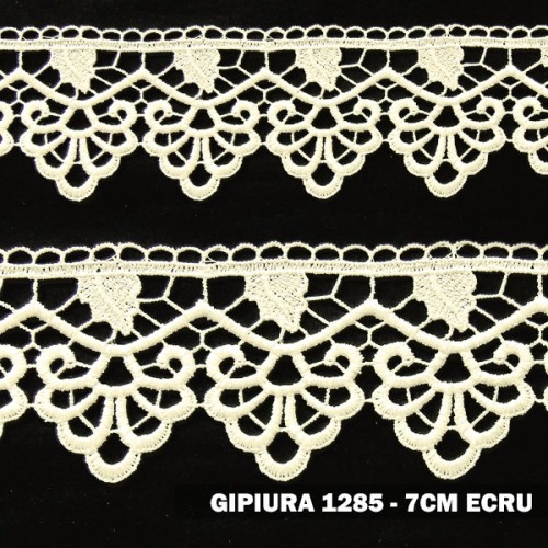 Gipiura motek 1285 7 cm ecru