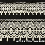Gipiura motek 1615 10 cm ecru