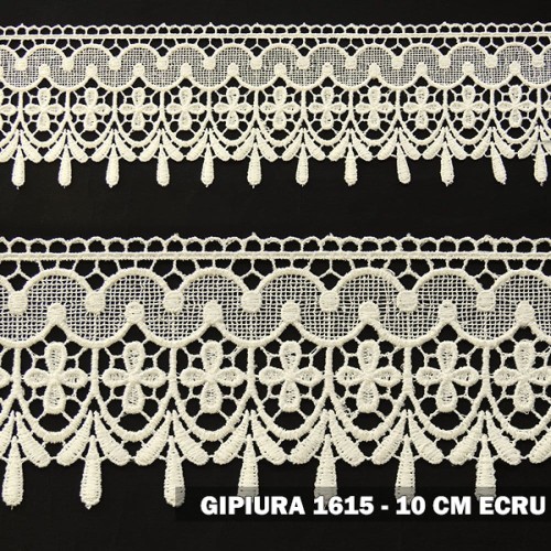 Gipiura motek 1615 10 cm ecru