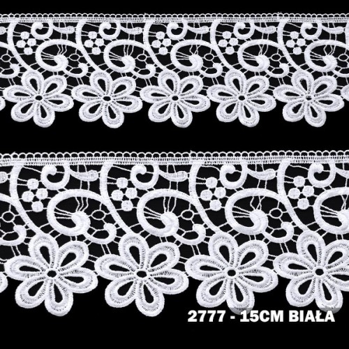 Gipiura motek 2777 15 cm biała