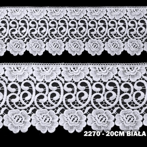 Gipiura motek 2270 20 cm biała