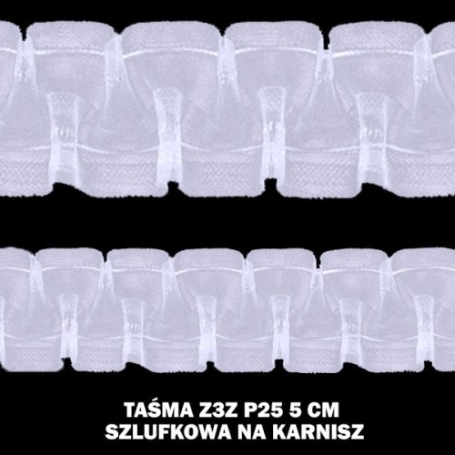 Taśma Z3Z P25 5 CM SMOK SZLUFKI