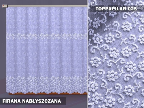 Firana 160 TOPPAPILAR 025 markizeta nabłyszczana