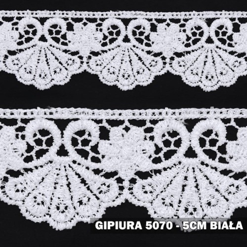 Gipiura 5070 5 cm biała