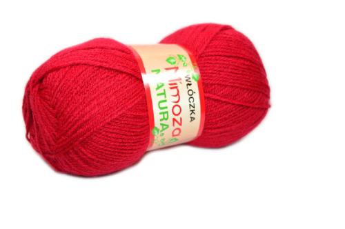 Włóczka MIMOZA 62 malinowy