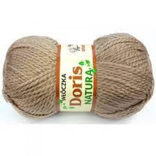 Włóczka DORIS 218 ciemny beż