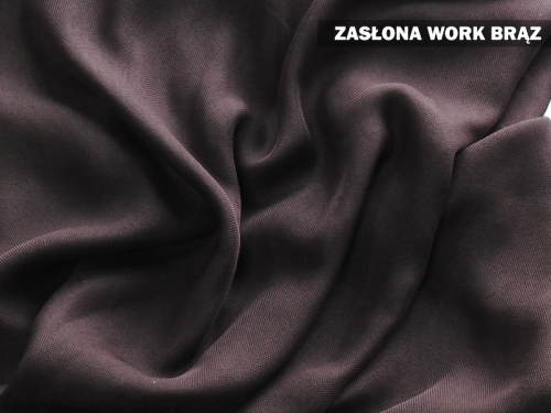 Materiał zasłonowy WORK Brąz 140