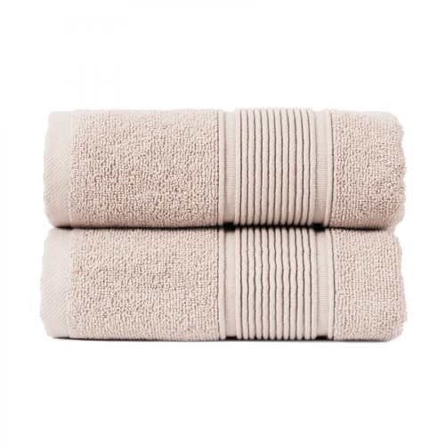 Ręcznik NAOMI 50x90 beżowo-szary