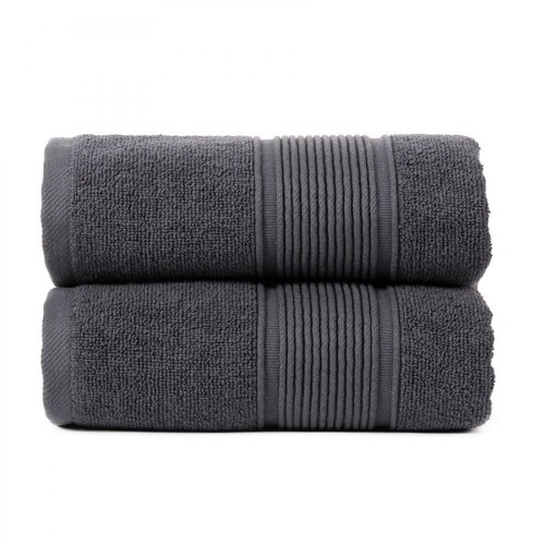 Ręcznik NAOMI 70x140 szary granatowy