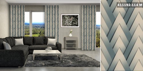 Gotowe zasłony na taśmie 411192 114 M 230x140