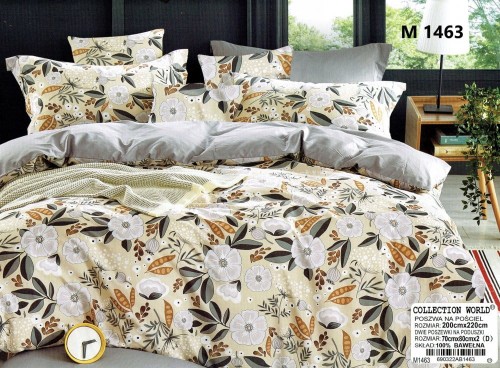 Pościel 200x220 satyna bawełniana M1463