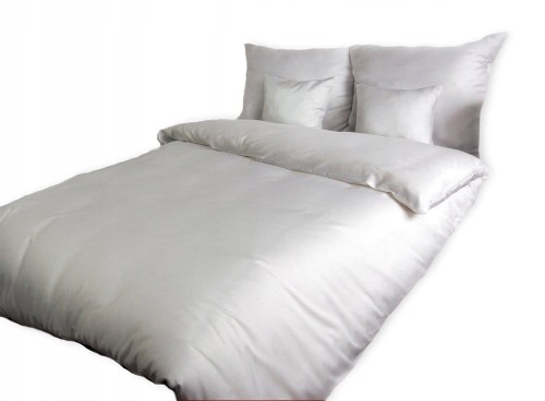 Pościel 220x 200 satyna bawełniana SATYNLOVE CLASIC popiel 024