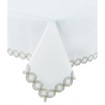 Obrus  Haft Silver  BIAŁY symbol 802