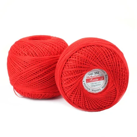 Kordonek Aria 5 100g czerwony 352