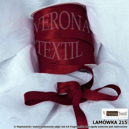 Laóowka atłasowa 215 ciemna czerwona