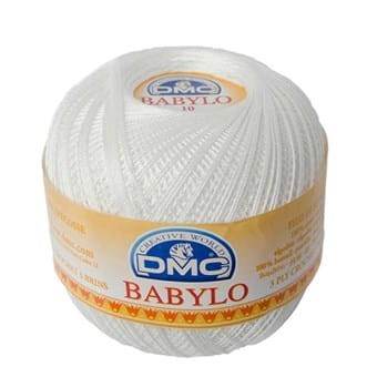 Kordonek DMC Babylo 100 g BLANC, grubość 30