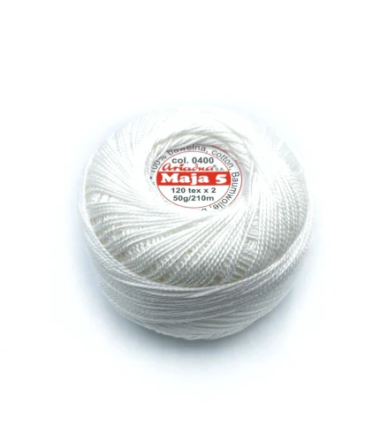 Kordonek Maja Ariadna 5 biały 400