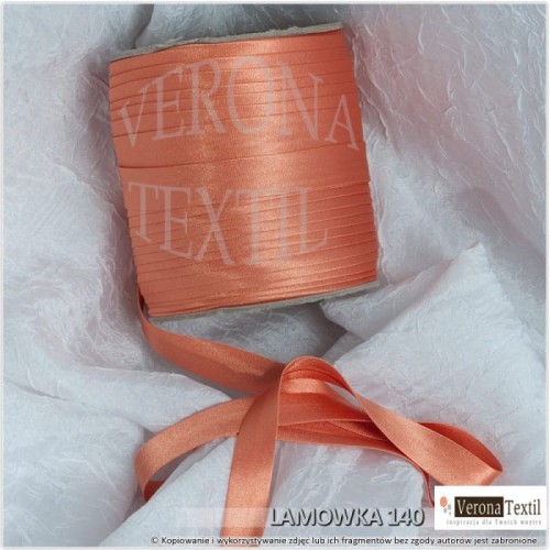 Lamówka atłasowa 140 pomarańczowa