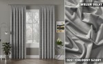 Gotowa zasłona velvi na taśmie 140x230 022 chłodny szary