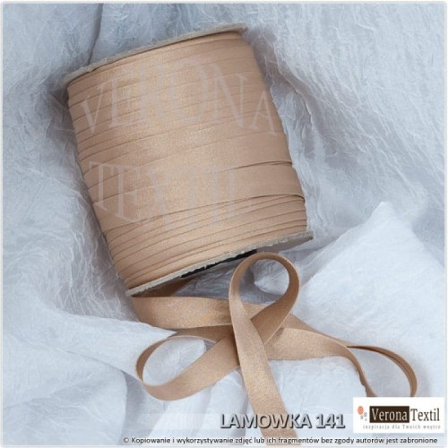 Lamówka atłasowa 141 beżowa