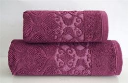 Ręcznik bawełniany Lugana 70x130 Jagodowy Sorbet