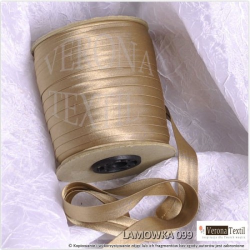 Lamowka atlasowa 99 jasna zlota