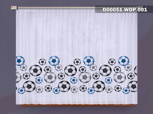 Firana na woalu FUTBOL D00051 001 160