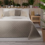 VELVI Narzuta dekoracyjna 170x210  szaro-beżowy 017