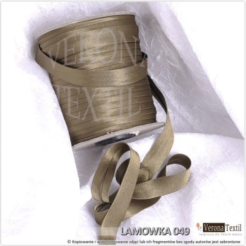 Lamówka atłasowa 49 brudna beżowa