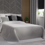 VELVI Narzuta dekoracyjna 170x210  szary 020
