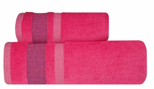 Ręcznik Olimpia 70x140 fuksja 500g/m2 frotte