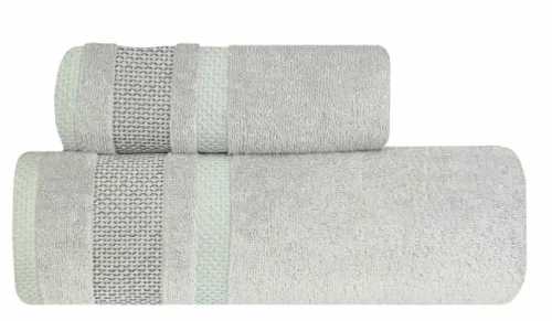 Ręcznik Olimpia 70x140 srebrny 500g/m2 frotte