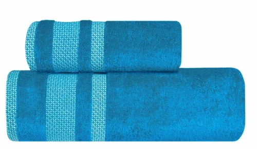 Ręcznik Olimpia 70x140 turkusowy 500g/m2 frotte