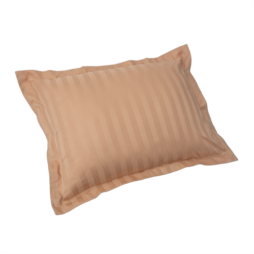 Poszewka bambusowa beżowa z rantem