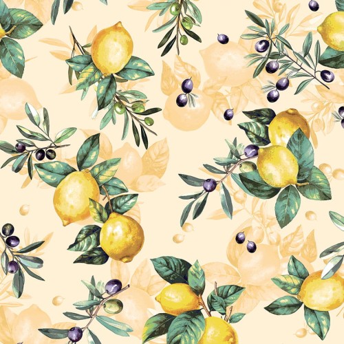 CITRUS Tkanina NINA WODOODPORNA  160  001 żółty