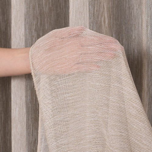 DALIDA Firana fantazyjna,siatka , lekka zasłona, kolor006 biało oliwkowy