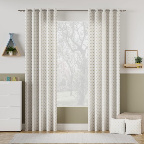 KROPKI Tkanina  MILAS  150 pastelowy oliwkowy