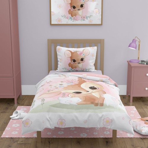 POŚCIEL DZIECIĘCA 100X135+40X60 PRZYTULAKI 003 SARENKA