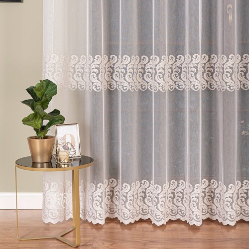 Firanka haftowana ze złotą nicią, 280/09366