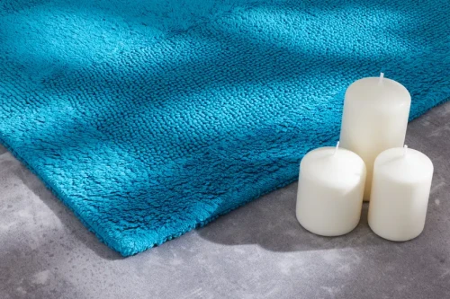 Dywaniki lazienkowe Javo Cotton Jasny Turkus -  (1).webp